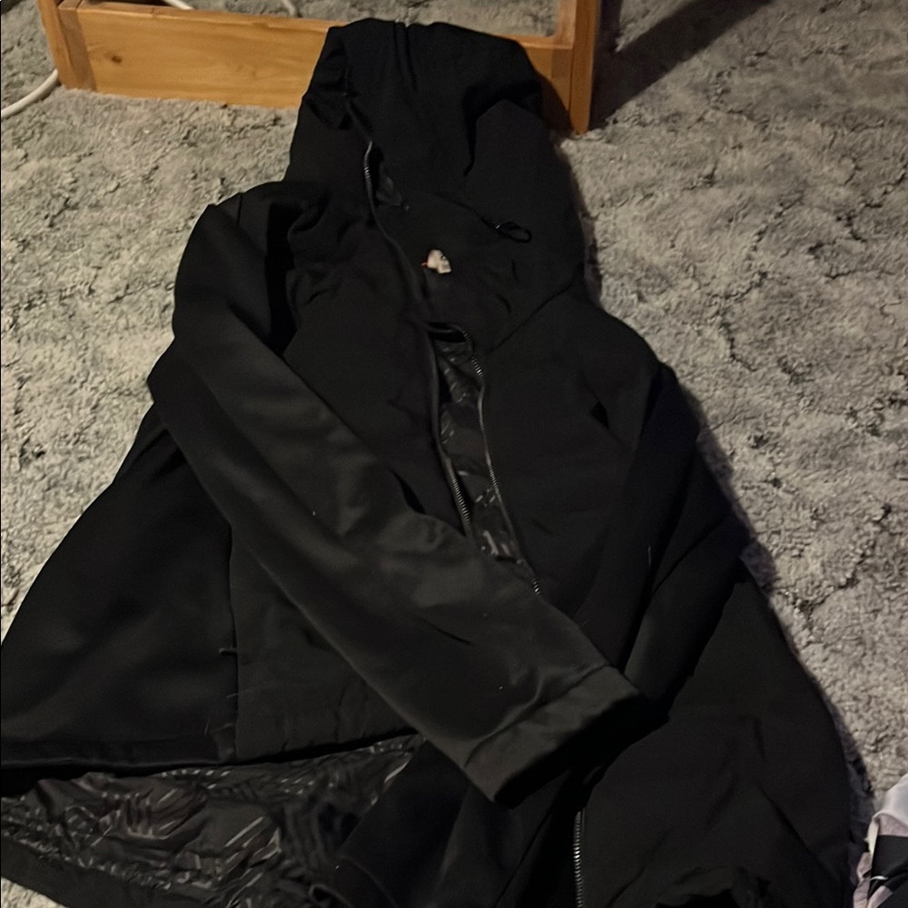 Black winter jacket
